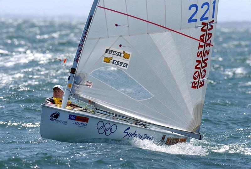 A Nossiter (AUS) Sail Melbourne 2004  photo copyright Jeff Crow / Sport the Library taken at Royal Brighton Yacht Club and featuring the Finn class