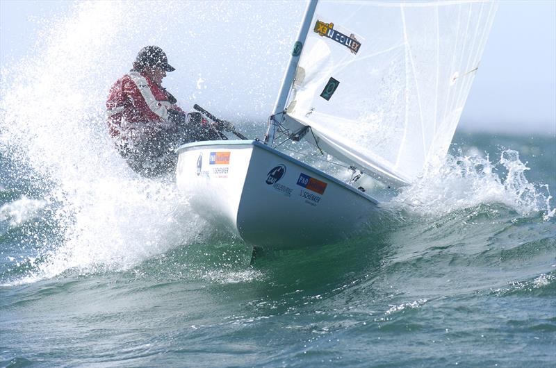 Finn / 2004 Sail Melbourne International RegattaPort Phillip Bay, Victoria Australia Jan. 2004 - photo © Jeff Crow / Sport the Library