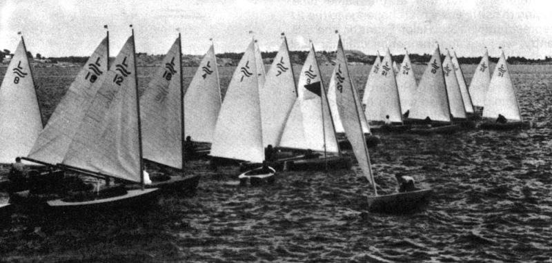 Finn fleet 1952 - photo © IFA Archive
