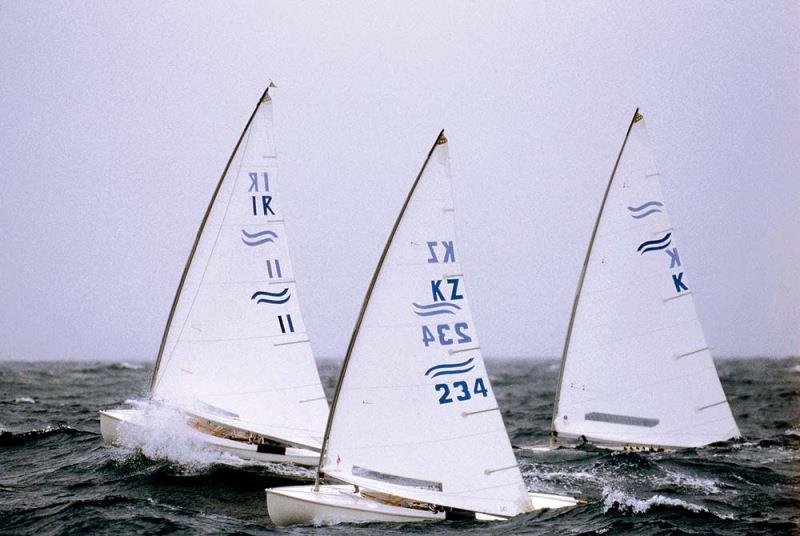 Finn fleet 1988 - photo © IFA Archive