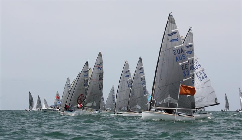 Finns racing off Black Rock YC photo copyright Lara Blasse taken at  and featuring the Finn class