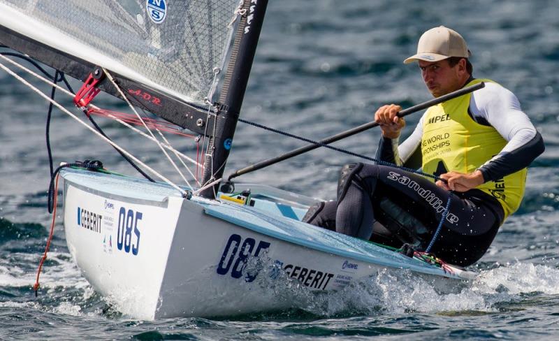 Pieter-Jan Postma took bronze at 2018 Finn Gold Cup in Aarhus with an Art of Racing Mach III boom photo copyright Robert Deaves taken at  and featuring the Finn class