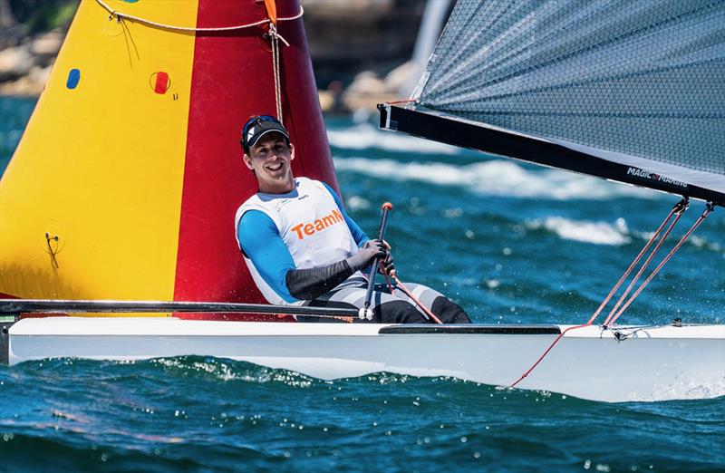 Nicholas Heiner - Sail Melbourne 2018 photo copyright Beau Outteridge taken at Royal Brighton Yacht Club and featuring the Finn class