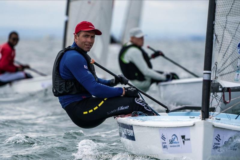 Ed Wright at Sail Melbourne - photo © Beau Outteridge / Sail Melbourne 2018