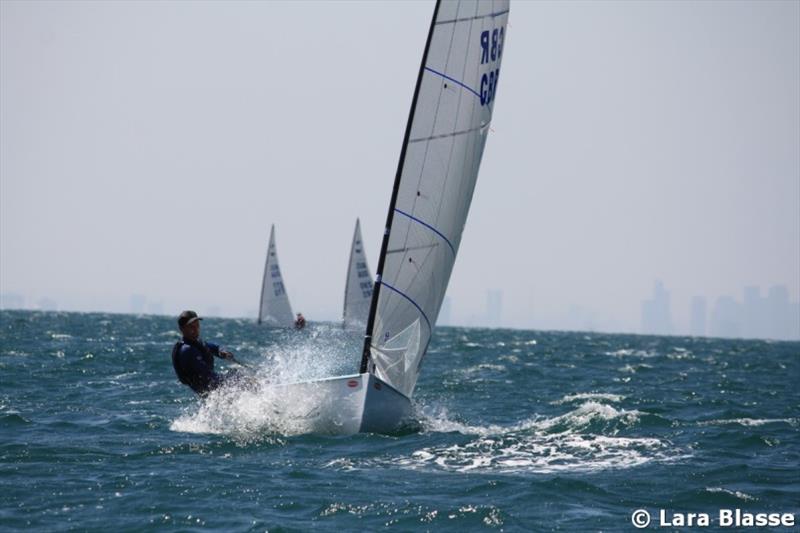 Giles Scott - Ronstan Australian Finn Championship, Day 1 photo copyright Lara Blasse taken at  and featuring the Finn class