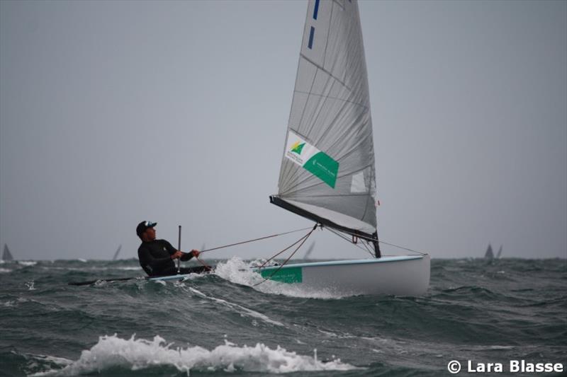 Jake Lilley successfully defended his national title - Day 5, Ronstan Australian Finn Championship 2019 photo copyright Lara Blasse taken at  and featuring the Finn class