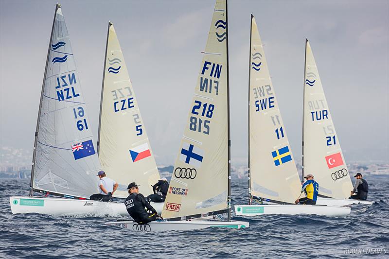 Race 5 in the Trofeo Princesa Sofia Iberostar photo copyright Robert Deaves taken at Real Club Náutico de Palma and featuring the Finn class