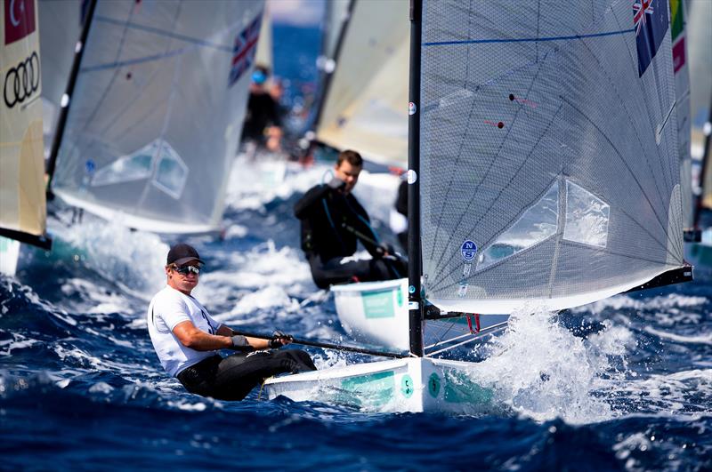 Josh Junior - Finn - NZL Sailing Team - Trofeo Princesa Sofia Iberostar - Day 5 - April 5, 2019 photo copyright Sailing Energy taken at Real Club Náutico de Palma and featuring the Finn class