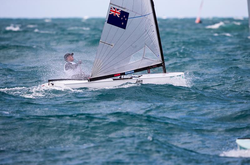 Andy Maloney - Finn - NZL Sailing Team - Trofeo Princesa Sofia Iberostar - Day 6- April 6, 2019 photo copyright Sailing Energy taken at Real Club Náutico de Palma and featuring the Finn class