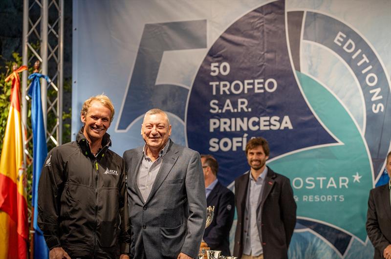 Josh Junior (left) - Finn - NZL Sailing Team - Trofeo Princesa Sofia Iberostar - Day 6- April 6, 2019 photo copyright Sailing Energy taken at Real Club Náutico de Palma and featuring the Finn class