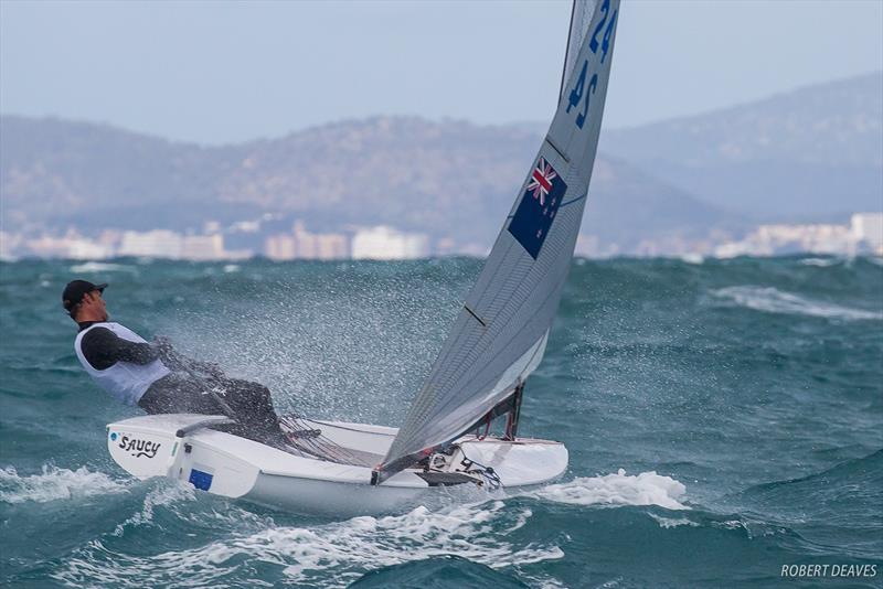 Josh Junior - Medal race - Finn class - Trofeo Princesa Sofia, 2019 photo copyright Robert Deaves / Finn Class taken at Real Club Náutico de Palma and featuring the Finn class