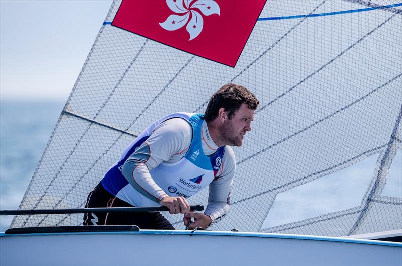 Genoa World Cup Series 2019 day 4 photo copyright Sailing Energy taken at  and featuring the Finn class