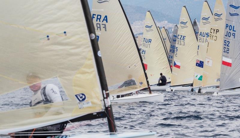 Pre-Europeans Easter Regatta in Athens photo copyright Nikos Zagas / HSF taken at  and featuring the Finn class