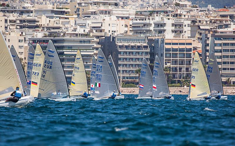 Start of practice race - 2019 Finn Open European Championship - photo © Robert Deaves