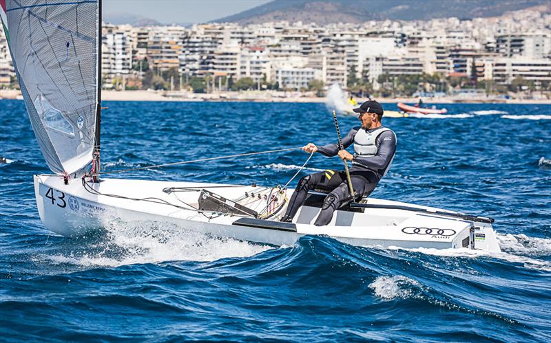 Zsombor Berecz - 2019 Finn Open European Championship - photo © Robert Deaves