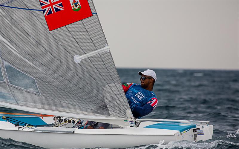 Rockal Evans - 2019 Finn Open European Championship photo copyright Robert Deaves taken at  and featuring the Finn class