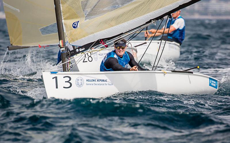 Jonathan Lobert - 2019 Finn Open European Championship photo copyright Robert Deaves taken at  and featuring the Finn class