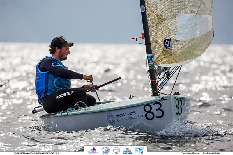 Facundo Olezza - 2019 Finn Open European Championship photo copyright Robert Deaves taken at  and featuring the Finn class