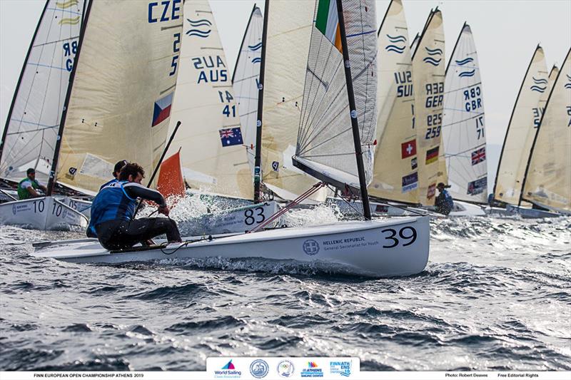 Oisín McClelland - 2019 Finn Open European Championship photo copyright Robert Deaves taken at  and featuring the Finn class