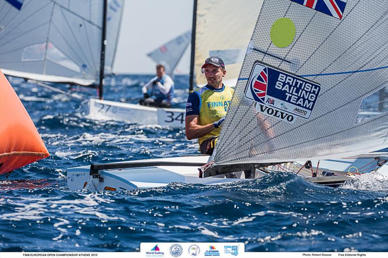 Giles Scott - 2019 Finn Open European Championship photo copyright Robert Deaves / Finn Class taken at  and featuring the Finn class