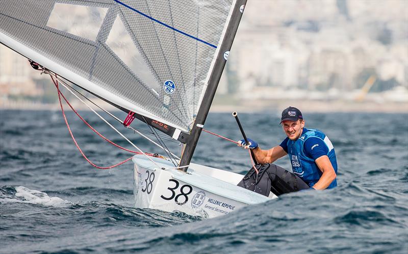  Giles Scott, European Finn Championships, May 2019 - Athens International Sailing Centre photo copyright Robert Deaves / Finn Class taken at  and featuring the Finn class