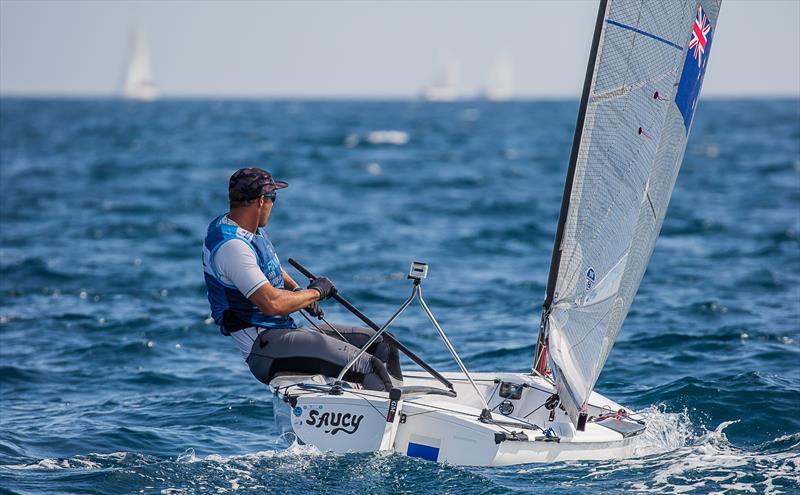 Andy Maloney - NZL - Day 6 - European Finn Championships - Athens International Sailing Centre - May 2019 - photo © Robert Deaves / Finn Class