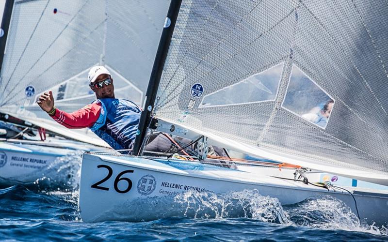 Finn Open European Championship 2019 photo copyright Robert Deaves taken at  and featuring the Finn class