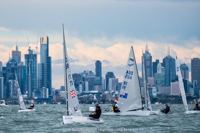 2019 Finn Gold Cup photo copyright Beau Outteridge taken at Royal Brighton Yacht Club and featuring the Finn class