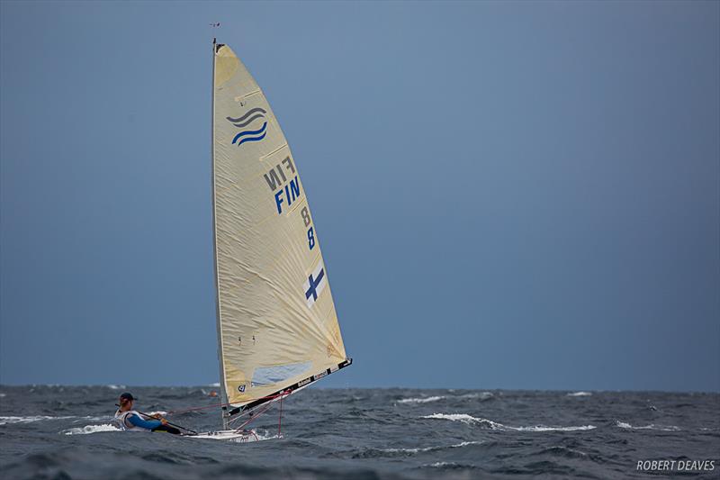 Oskari Muhonen from Finland won the Finn Silver Cup in 2017 and is the top ranked sailor in Anzio. He is the world No. 7 photo copyright Robert Deaves taken at Circolo della Vela di Roma and featuring the Finn class