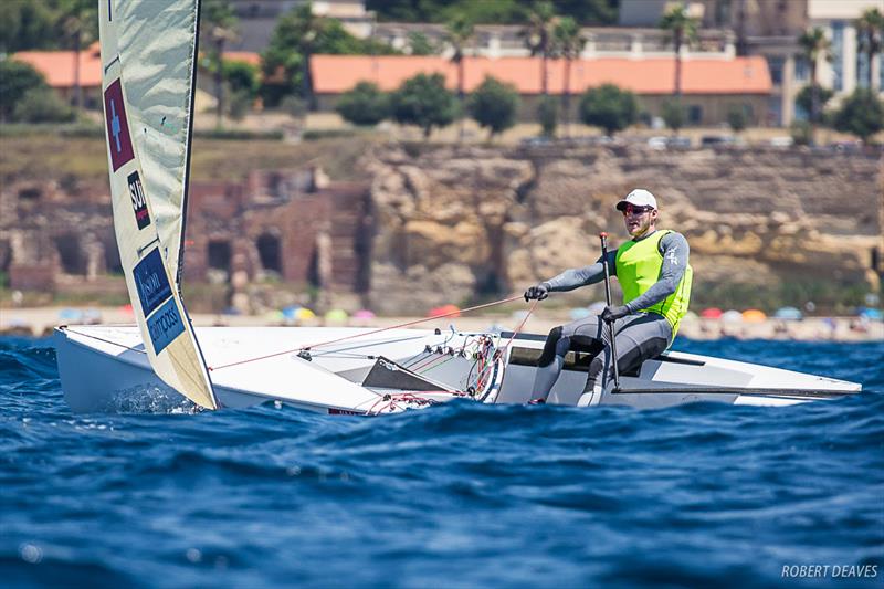 Nils Theuninck - Finn Silver Cup 2019 photo copyright Robert Deaves taken at Circolo della Vela di Roma and featuring the Finn class