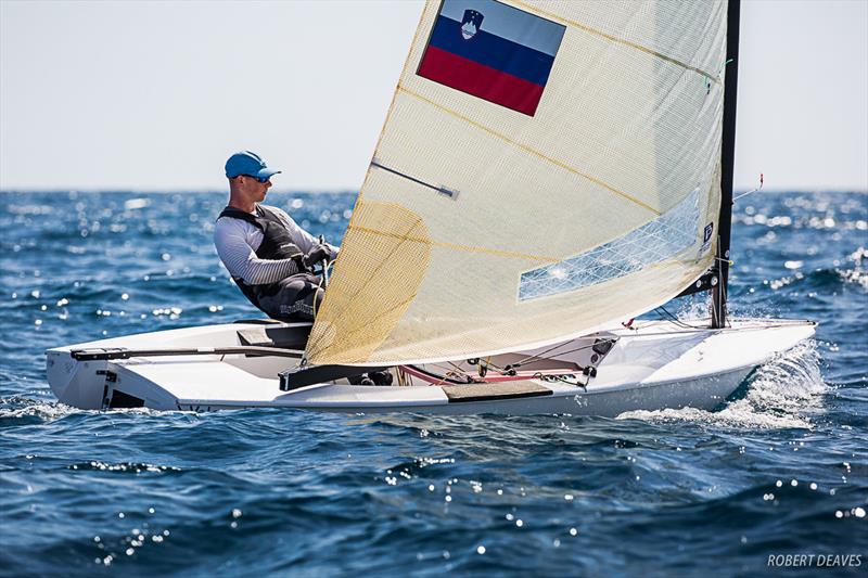 Liam Orel - Finn Silver Cup 2019 photo copyright Robert Deaves taken at Circolo della Vela di Roma and featuring the Finn class