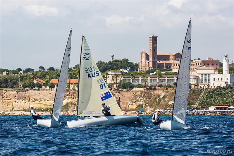 Race 10 - Day 4 -  Finn Silver Cup in Anzio photo copyright Robert Deaves taken at Circolo della Vela di Roma and featuring the Finn class