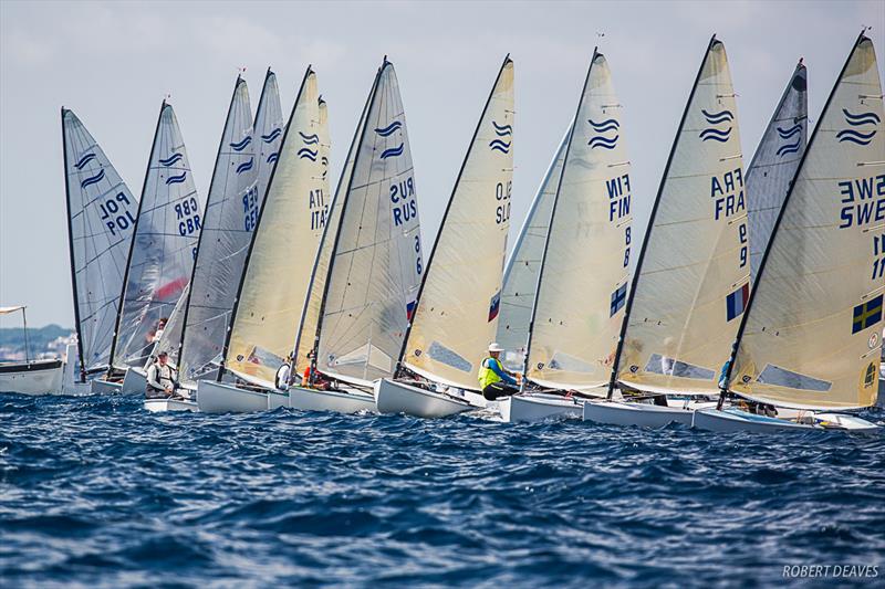 Start race 11 - Day 4 - Finn Silver Cup in Anzio - photo © Robert Deaves