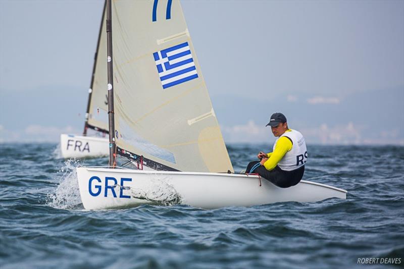 Ioannis Mitakis - Ready Steady Tokyo day 2 photo copyright Robert Deaves taken at  and featuring the Finn class