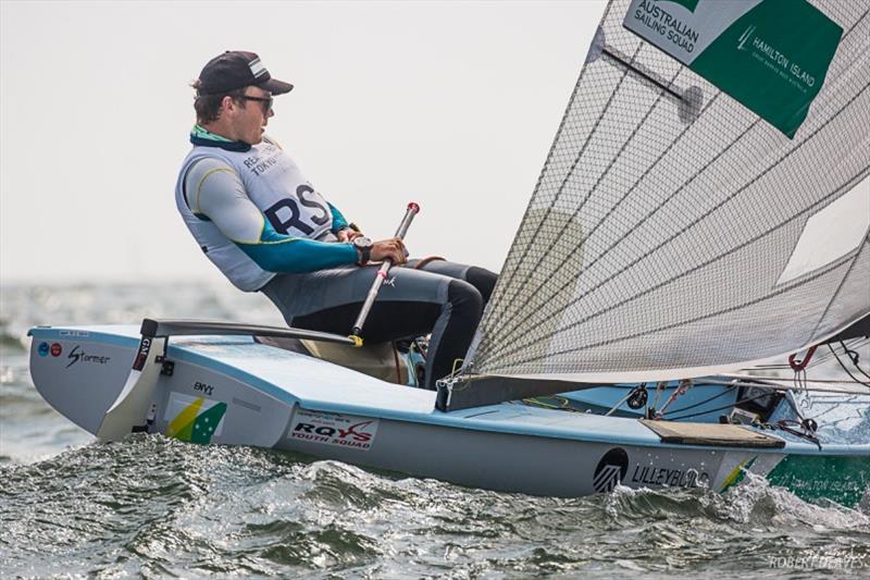 Jake Lilley - Ready Steady Tokyo day 2 photo copyright Robert Deaves taken at  and featuring the Finn class