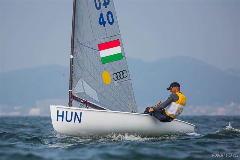 Zsombor Berecz - Ready Steady Tokyo day 2 photo copyright Robert Deaves taken at  and featuring the Finn class