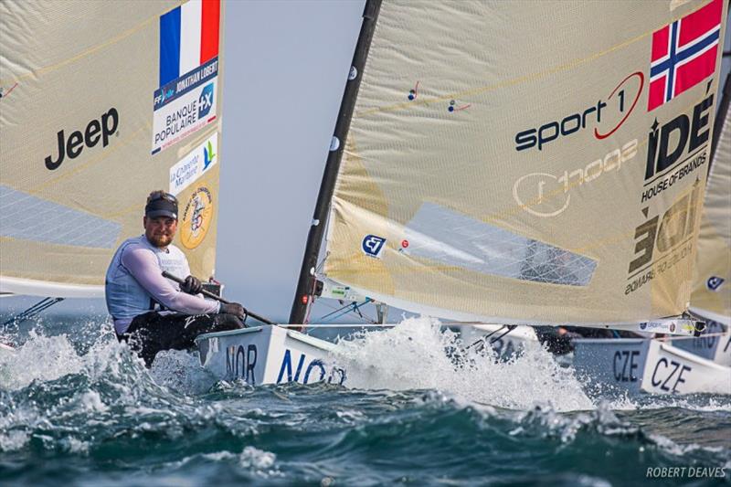 Anders Pedersen, day 3 - Ready Steady Tokyo Olympic test event photo copyright Robert Deaves taken at  and featuring the Finn class