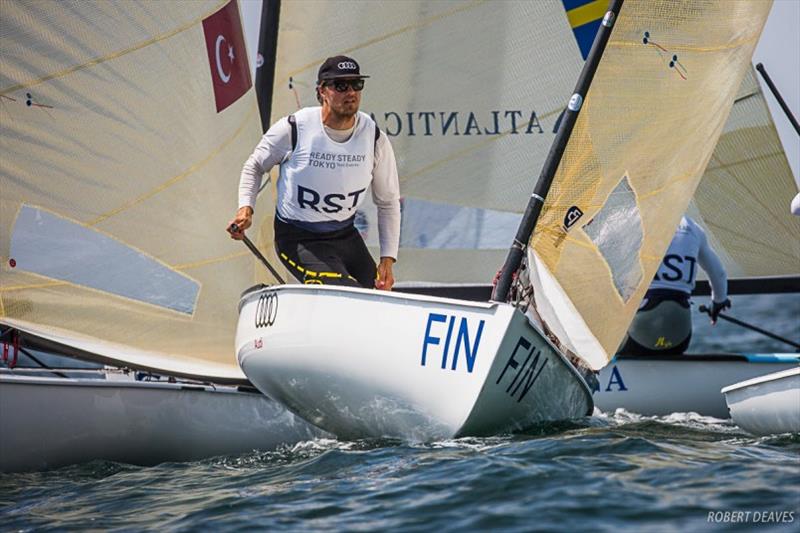 Tapio Nirkko - Ready Steady Tokyo, day 4 photo copyright Robert Deaves taken at  and featuring the Finn class