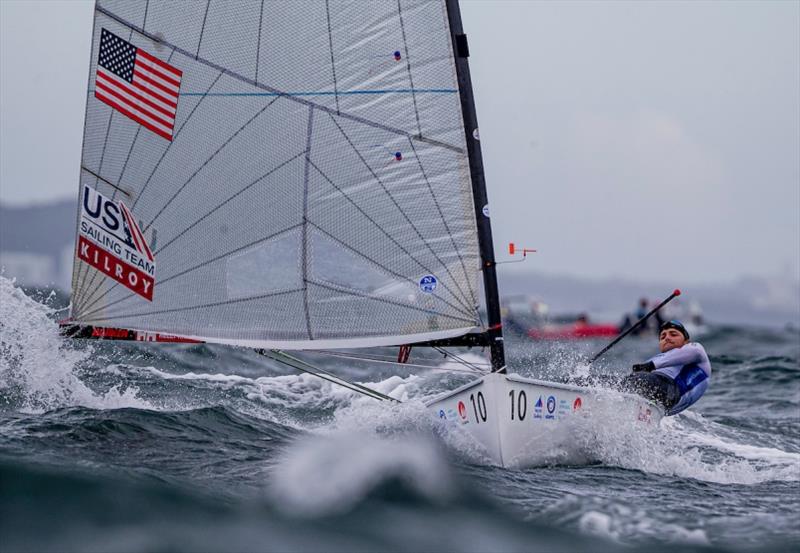 U.S. Men's Finn, Luke Muller - Hempel World Cup Series Enoshima, day 5 - photo © Jesus Renedo / Sailing Energy / World Sailing