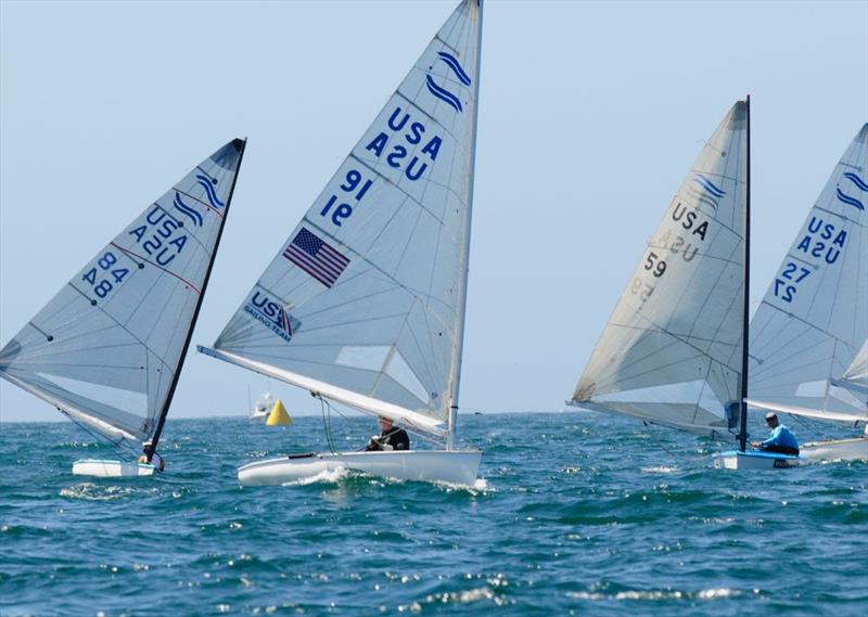 2019 San Diego Olympic Classes Regatta photo copyright Bob Betancourt taken at San Diego Yacht Club and featuring the Finn class