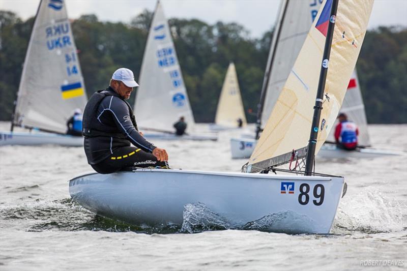 Michael Maier - Finn European Masters, day 3 photo copyright Robert Deaves taken at  and featuring the Finn class