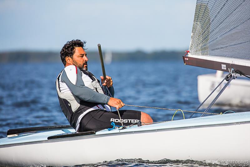 Filipe Silva - 2019 Finn European Masters photo copyright Robert Deaves taken at  and featuring the Finn class