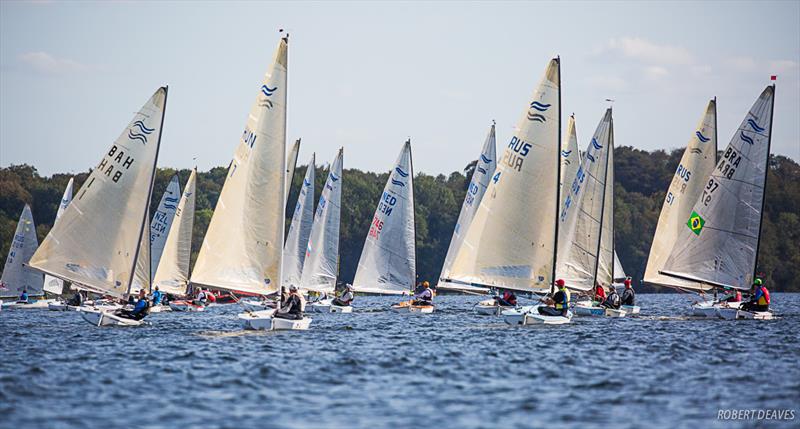 Race 8 - 2019 Finn European Masters photo copyright Robert Deaves taken at  and featuring the Finn class