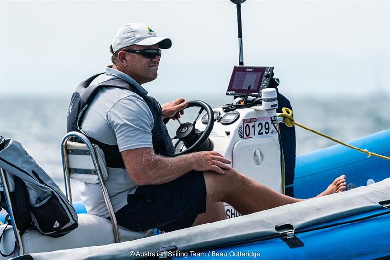 Rafael Trujillo Coaching - 2019 Finn Gold Cup - World Championships - photo © Beau Outteridge