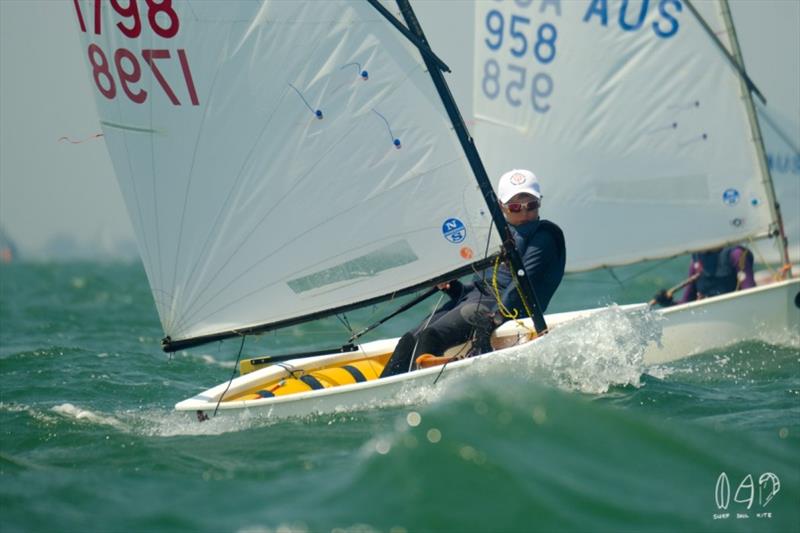 Day 2 - 2019 Sail Brisbane photo copyright Mitch Pearson / Surf Sail Kite taken at Royal Queensland Yacht Squadron and featuring the Finn class