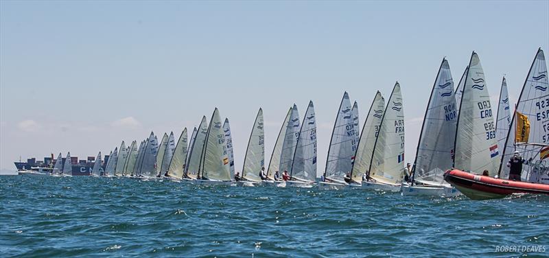 Start - Day 1, Finn Gold Cup, Melbourne, December 16, 2019 - photo © Robert Deaves / Finn Class