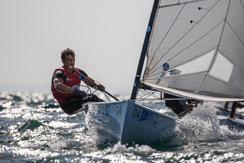 Andy Maloney (NZL) - Day 4, Finn Gold Cup, Royal Brighton Yacht Club, Melbourne, December 19, 2019 - photo © Robert Deaves / Finn Class