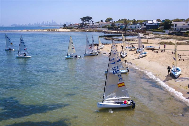 Royal Brighton YC - Day 4, Finn Gold Cup, Royal Brighton Yacht Club, Melbourne, December 19, 2019 - photo © Robert Deaves / Finn Class