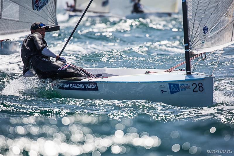 2016 Olympic Gold Medalist - Giles Scott (GBR) - Day 4, Finn Gold Cup, Royal Brighton Yacht Club, Melbourne, December 19, 2019 photo copyright Robert Deaves / Finn Class taken at Royal Brighton Yacht Club and featuring the Finn class