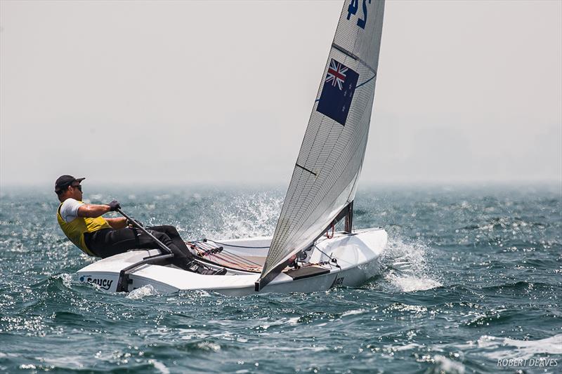 Josh Junior (NZL) - Day 5, Finn Gold Cup, Melbourne, December 20, 2019 - photo © Robert Deaves / Finn Class